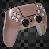 Pink Rose Gold Themed PS5 Custom Dualsense Controller