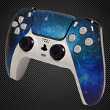 Blue Milkyway Stars Themed PS5 Custom Dualsense Controller