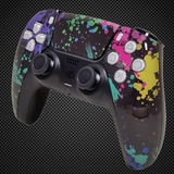 Paint Splatter Themed PS5 Custom Dualsense Controller
