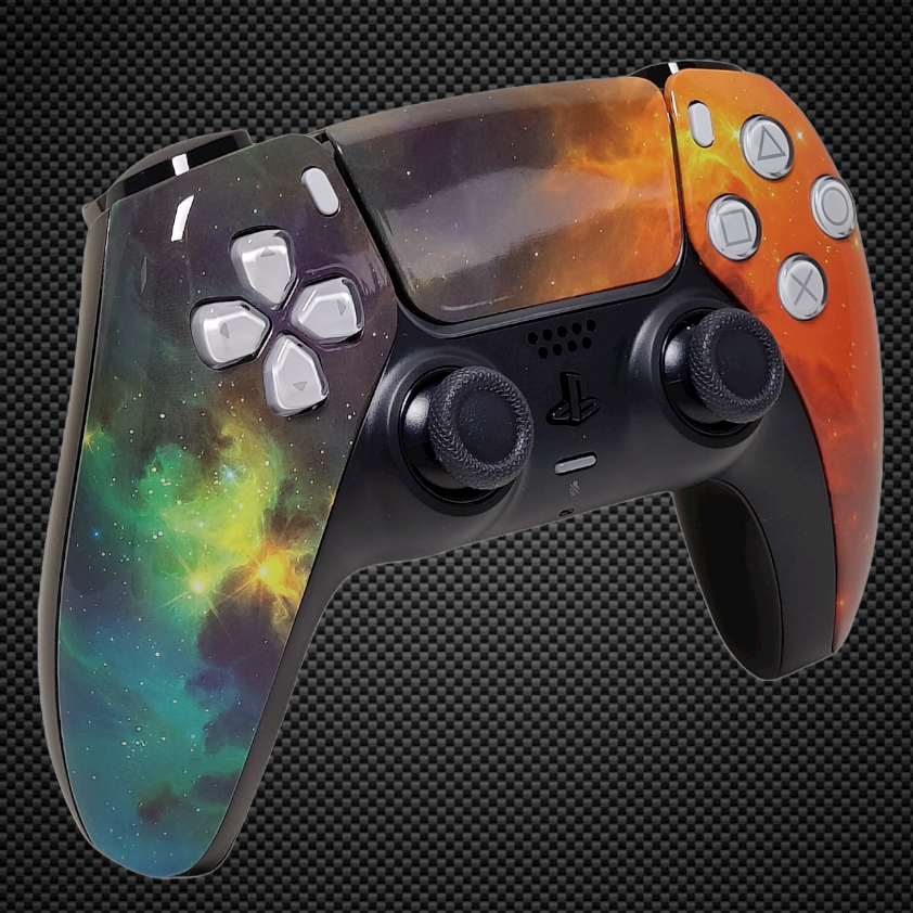 Nebula Stars Themed PS5 Custom Dualsense Controller – Primzstar Modz