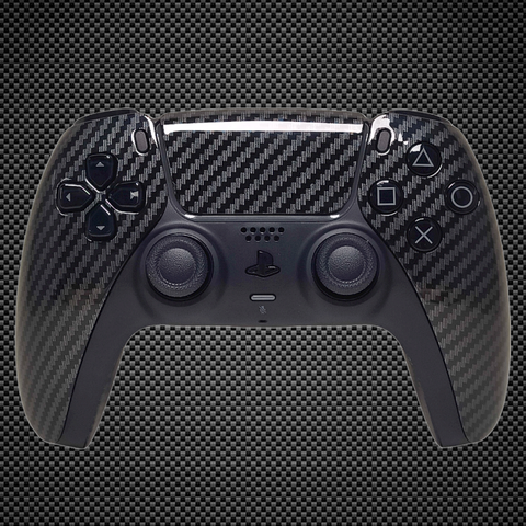 Carbon Fiber Themed PS5 Custom Dualsense Controller