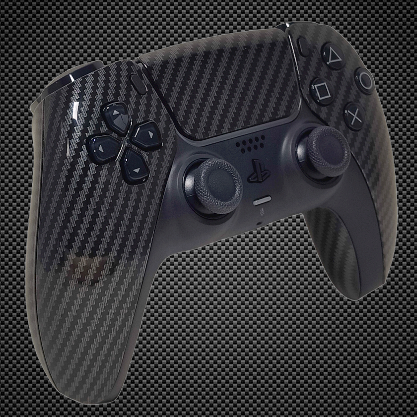 Custom Dualsense Carbon Fiber Themed PS5 Custom Dualsense Controller – Primzstar Modz