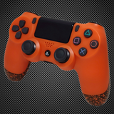 Official PS4 Controller V2 Custom Orange 3D Splash Themed