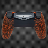 Orange 3D Splash Themed Official PS4 Controller V2 Custom
