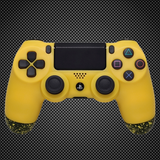 Official PS4 Controller V2 Custom Yellow 3D Splash Themed