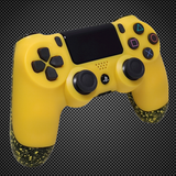 Yellow 3D Splash Themed Official PS4 Controller V2 Custom