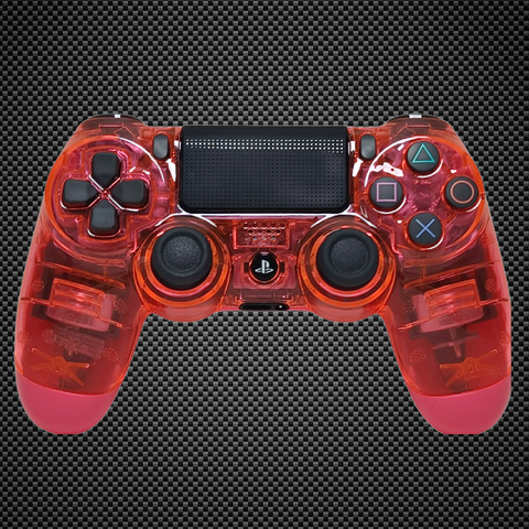 Crystal Transparent/Clear Pink Themed Official PS4 Controller V2 Custom