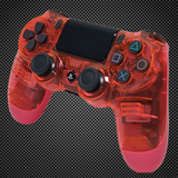 Crystal Transparent/Clear Pink Themed Official PS4 Controller V2 Custom