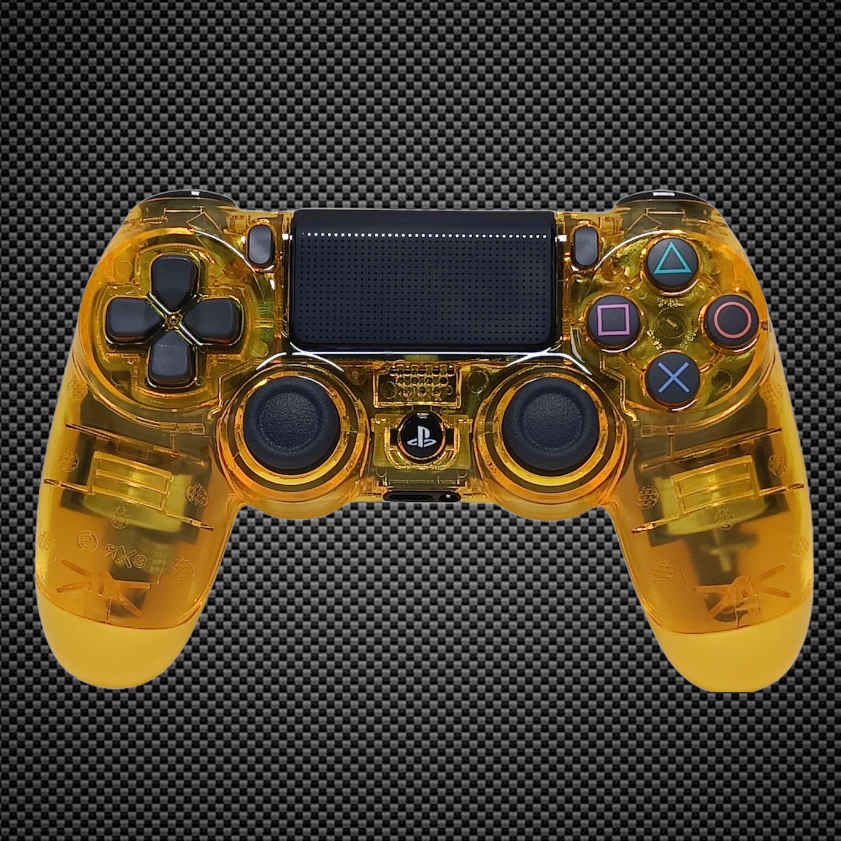 Ps4 Crystal Clear Controller Crystal Transparent/Clear Yellow