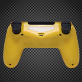 Official PS4 Controller V2 Custom Crystal Transparent/Clear Yellow Themed