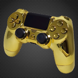 Chrome Gold Themed Official PS4 Controller V2 Custom