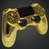 Chrome Gold Themed Official PS4 Controller V2 Custom