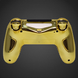 Official PS4 Controller V2 Custom Full Chrome Gold Themed