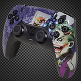 Comic Book Joker Themed PS5 Custom Dualsense Controller