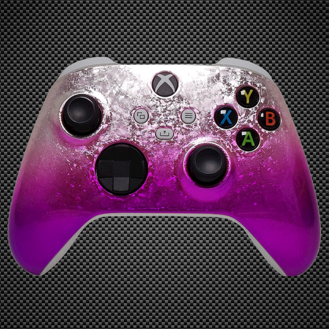 Pink Ice Snowflake Themed Xbox Series X/S Custom Controller