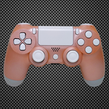 Glitter Peach Themed Official PS4 Controller V2 Custom