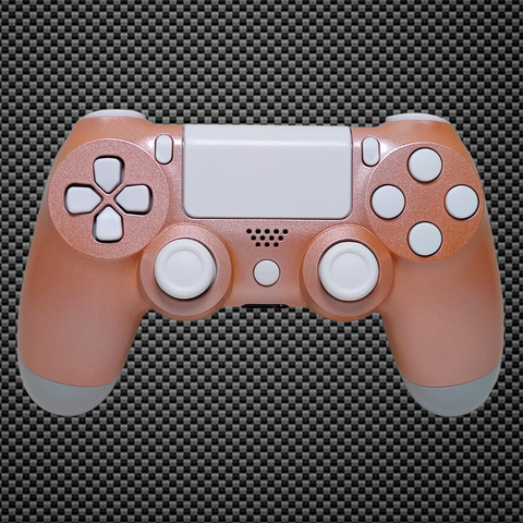 Glitter Peach Themed Official PS4 Controller V2 Custom