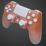 Pearlescent Peach Themed Official PS4 Controller V2 Custom