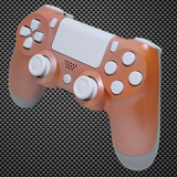 Glitter Peach Themed Official PS4 Controller V2 Custom
