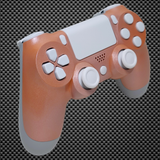 Pearlescent Peach Themed Official PS4 Controller V2 Custom